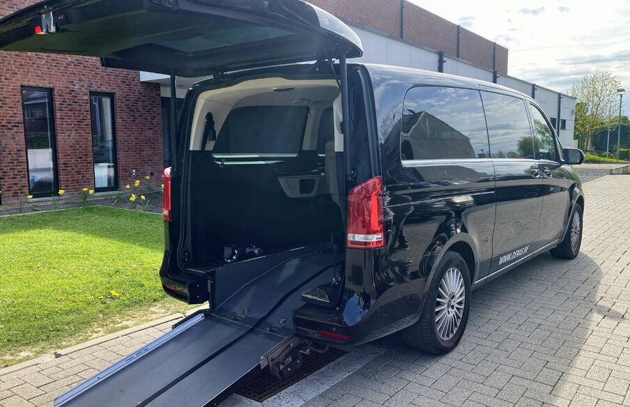 MERCEDES V-KLASSE AANGEPAST VOOR ROLWAGENVERVOER